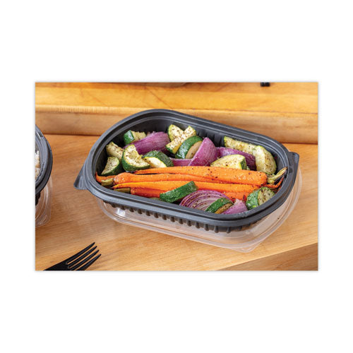 Earthchoice Mealmaster Container, 16 Oz, 8.13 X 6.5 X 1, Black, Plastic, 252/carton.