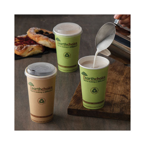 Earthchoice Compostable Paper Cup, 16 Oz, Green, 1,000/carton.