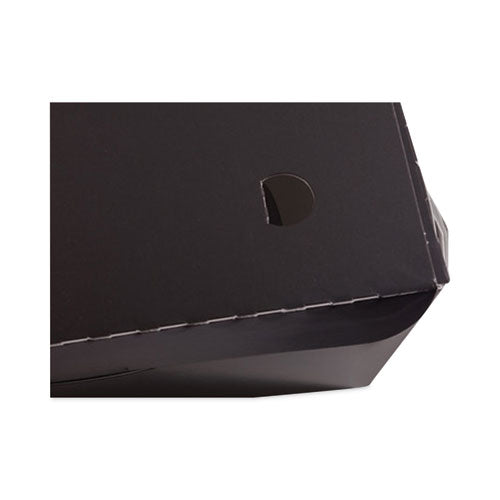 Earthchoice Onebox Paper Box, 55 Oz, 9 X 4.85 X 2, Black, 100/carton.