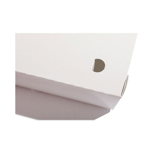 Earthchoice Onebox Paper Box, 46 Oz, 4.5 X 4.5 X 3.25, White, 200/carton.