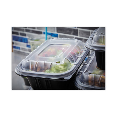 Earthchoice Entree2go Takeout Container, 32 Oz, 8.66 X 5.75 X 2.72, Black, Plastic, 300/carton.