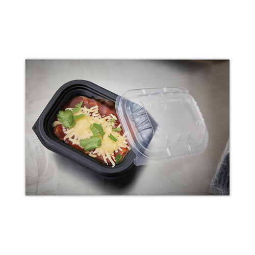 Earthchoice Entree2go Takeout Container Vented Lid, 5.65 X 4.25 X 0.93, Clear, Plastic, 600/carton.