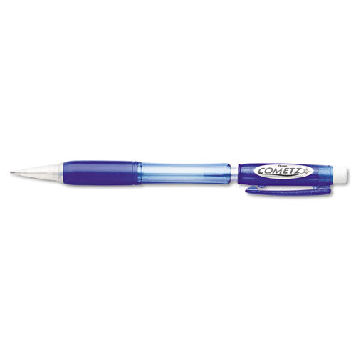 Cometz Mechanical Pencil, 0.9 Mm, Hb (#2), Black Lead, Blue Barrel, Dozen.