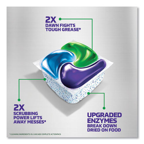 Platinum Plus Actionpacs Dishwasher Detergent Pods,Fresh Scent, 28.4 Oz Tub, 52/tub, 3 Tubs/carton