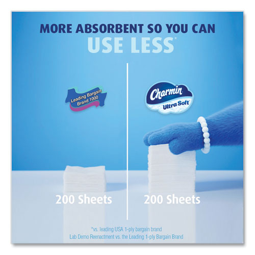 Ultra Soft Bathroom Tissue, Mega Roll, Septic Safe, 2-ply, White, 224 Sheets/roll, 4 Rolls/pack, 8 Packs/carton