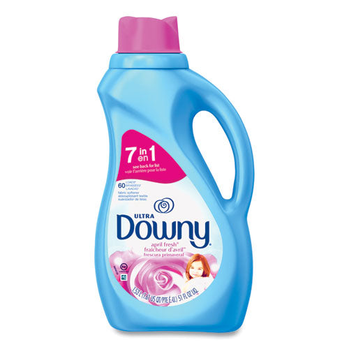 Liquid Fabric Softener, April Fresh, 44 Oz Bottle, 6/carton.