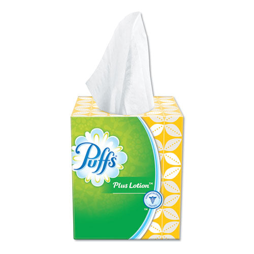 Plus Lotion Facial Tissue, 2-ply, White, 56 Sheets/box, 24 Boxes/carton.