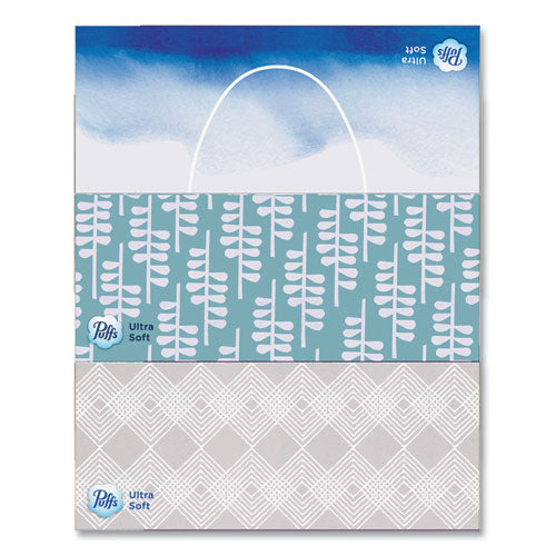 Ultra Soft Facial Tissue, 2-ply, White, 124 Sheets/box, 6 Boxes/pack, 4 Packs/carton.