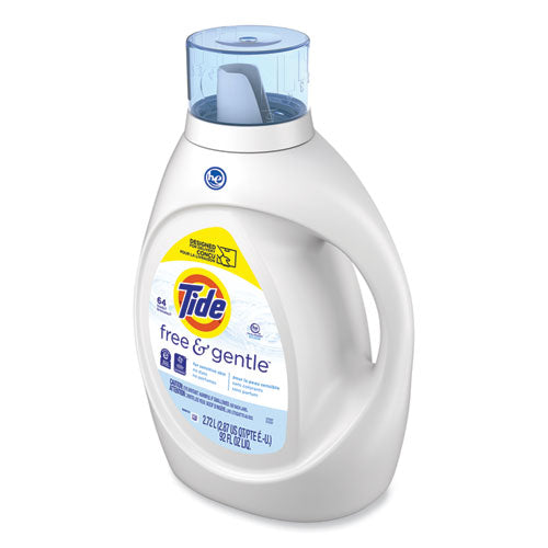 Free And Gentle Liquid Laundry Detergent, Unscented, 92 Oz Bottle.