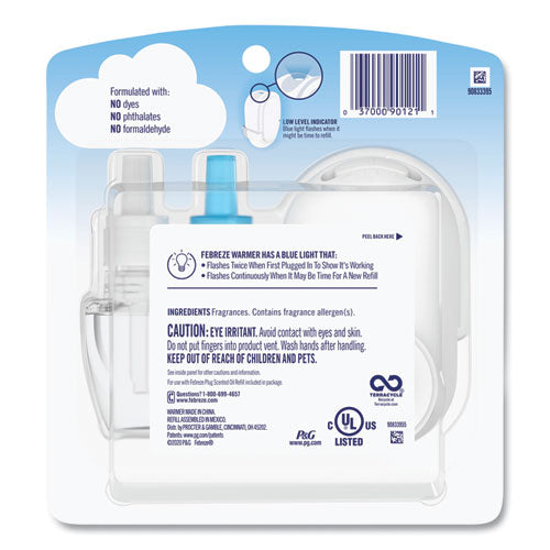 Plug Air Freshener Warmer Start Kit, 6.54 X 2.99 X 5.98, Clear/white, 4/carton.