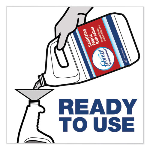 Professional Sanitizing Fabric Refresher, Light Scent, 1 Gal Bottle, Ready To Use.