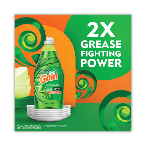 Dishwashing Liquid, Gain Original, 38 Oz Bottle, 8/carton.