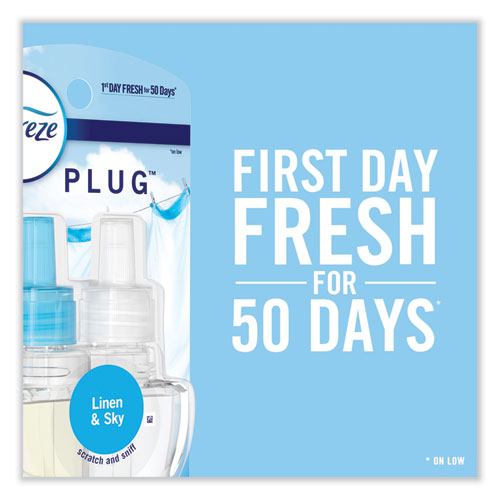 Plug Air Freshener Refills, Linen And Sky, 0.87 Oz.