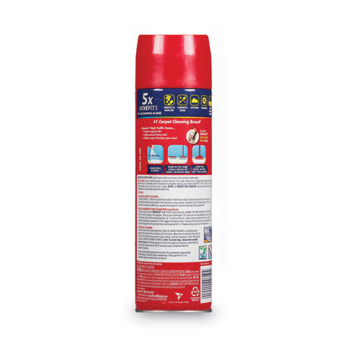 Foam Carpet Cleaner, Foam, 22 Oz Aerosol Spray.