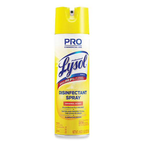 Disinfectant Spray, Original Scent, 19 Oz Aerosol Spray, 12/carton.