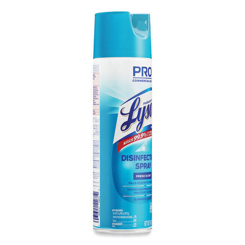 Disinfectant Spray, Fresh Scent, 19 Oz Aerosol Spray, 12/carton.