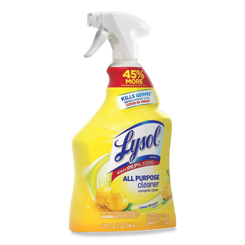 Ready-to-use All-purpose Cleaner, Lemon Breeze, 32 Oz Spray Bottle.