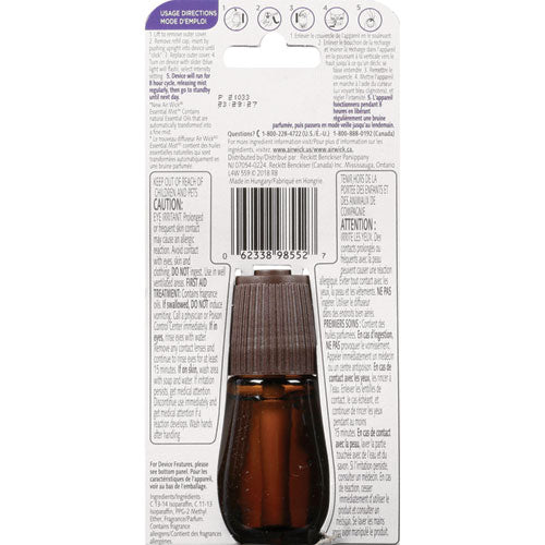 Essential Mist Refill, Lavender And Almond Blossom, 0.67 Oz Bottle.