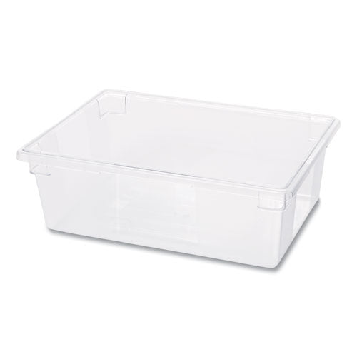 Food/tote Boxes, 12.5 Gal, 26 X 18 X 9, Clear, Plastic.