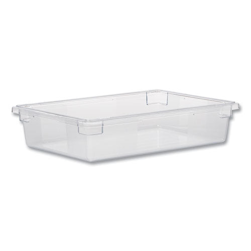 Food/tote Boxes, 8.5 Gal, 26 X 18 X 6, Clear, Plastic.