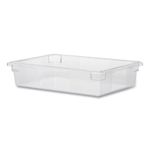 Food/tote Boxes, 8.5 Gal, 26 X 18 X 6, Clear, Plastic.