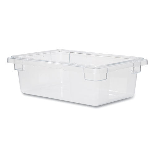 Food/tote Boxes, 3.5 Gal, 18 X 12 X 6, Clear, Plastic.