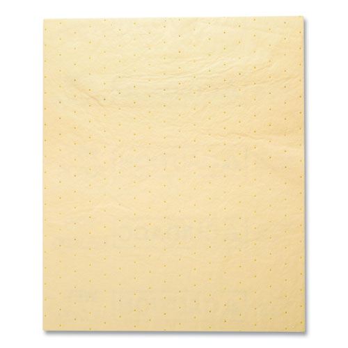 Over-the-spill Pad, Caution Wet Floor, 16 Oz, 16.5 X 20, 22 Sheets/pad.