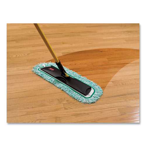 Hygen Dry Dusting Mop Heads With Fringe, 36", Microfiber, Green.