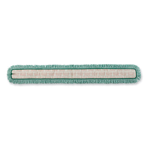 Hygen Dust Mop Heads With Fringe, Green, 48", Microfiber.