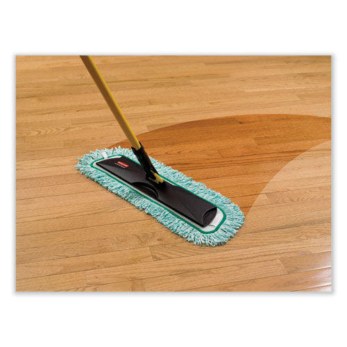 Hygen Dust Mop Heads With Fringe, Green, 48", Microfiber.