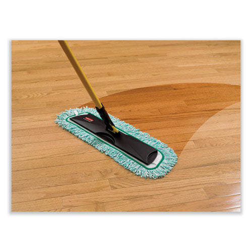 Hygen Dust Mop Heads With Fringe, Green, 60 In., Microfiber, Cut-end.