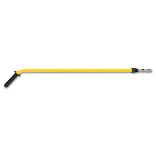 Hygen 48-72" Quick-connect Ergo Adjustable Handle, Black/yellow.