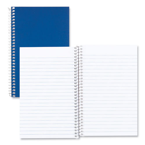 Single-subject Wirebound Notebooks, Medium/college Rule,Blue Kolor Kraft Front Cover, (80) 7.75 X 5 Sheets