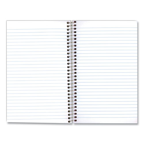 Single-subject Wirebound Notebooks, Medium/college Rule, Blue Kolor Kraft Front Cover,(80) 9.5 X 6 Sheets