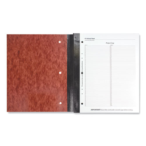 Duplicate Laboratory Notebooks, Stitched Binding, Quadrille Rule (4 Sq/in), Brown Cover, (200) 11 X 9.25 Sheets.