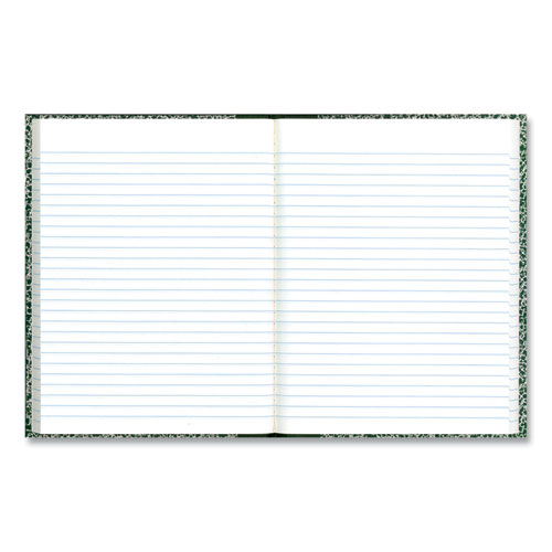 Lab Notebook, Wide/legal Rule, Green Marble Cover, (96) 10.13 X 7.88 Sheets.