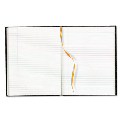 Executive Notebook With Ribbon Bookmark,1-subject, Medium/college Rule, Blue Cover, (75) 11 X 8.5 Sheets