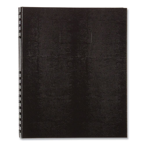 Notepro Undated Daily Planner, 10.75 X 8.5, Black Cover, Undated.