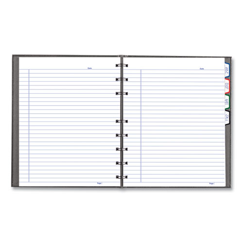 Notepro Notebook, 1-subject, Medium/college Rule, Cool Gray Cover, (75) 9.25 X 7.25 Sheets.