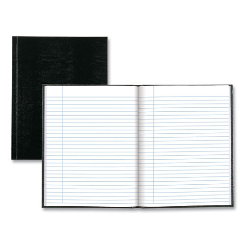 Executive Notebook, 1-subject, Medium/college Rule, Black Cover, (150) 9.25 X 7.25 Sheets.