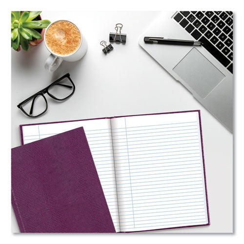 Executive Notebook, 1-subject, Medium/college Rule, Grape Cover, (72) 9.25 X 7.25 Sheets.