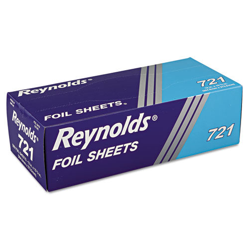 Interfolded Aluminum Foil Sheets, 10.75 X 12, 500 Sheets/box, 6 Boxes/carton.