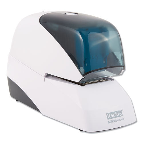 5050e Professional Electric Stapler, 60-sheet Capacity, White.