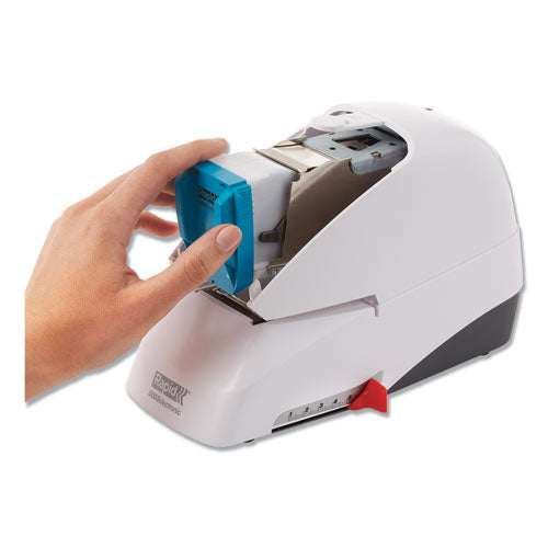 5050e Professional Electric Stapler, 60-sheet Capacity, White.