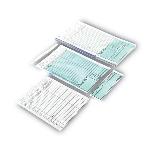 Guest Check Pad, 16 Lines, Two-part Carbonless, 4.2 X 8.25, 50 Forms/pad, 50 Pads/carton.