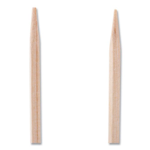 Square Wood Toothpicks, 2.75", Natural, 800/box, 24 Boxes/carton.