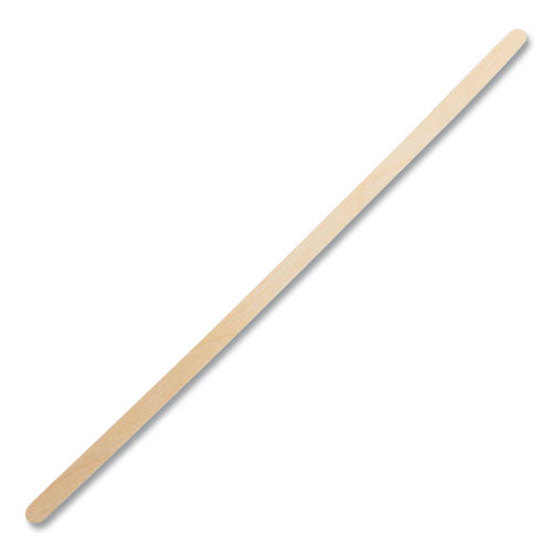 Wood Coffee Stirrers, 7.5" Long, 500/box, 10 Boxes/carton.