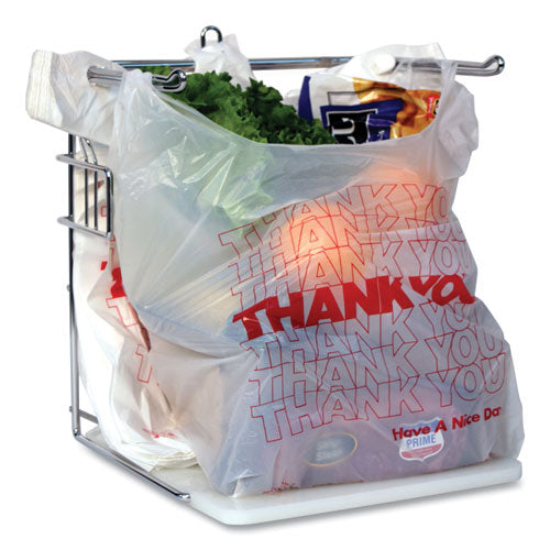 Thank You Bags, 13" X 23" X 23", Red/white, 1,000/carton.