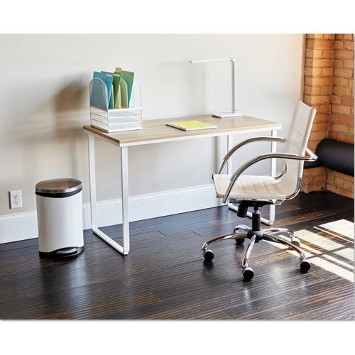 Onyx Mesh Desk Organizer With Five Vertical And Three Horizontal Sections,Letter Size Files, 11.5" X 9.5" X 13", White