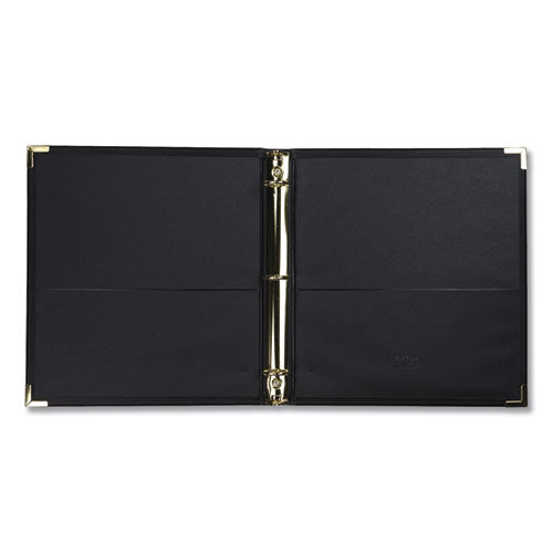 Classic Collection Ring Binder, 3 Rings, 1" Capacity, 11 X 8.5, Black.